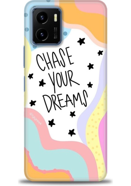 Vivo Y33S Kılıf Hd Baskılı - Chase Your Dreams + 9h Nano Ekran Koruyucu