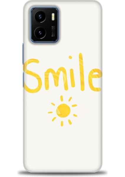 Vivo Y33S Kılıf Hd Baskılı - Smile Güneş + 9h Nano Ekran Koruyucu