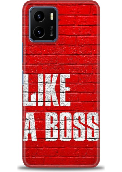 Vivo Y21 Kılıf Hd Baskılı - Like A Boss + 9h Nano Ekran Koruyucu