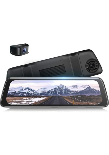 Mola E3 1440P Hd 10 Inç Dokunmatik Ekran Dikiz Aynası Akıllı Araç Kamerası