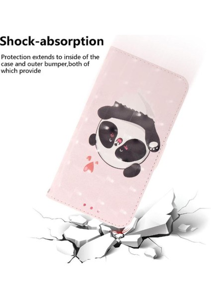 IPhone 12 Pro Max Cüzdan Kart Yuvaları Pu Için 3D Boyalı Koruyucu Kılıf (Yurt Dışından)