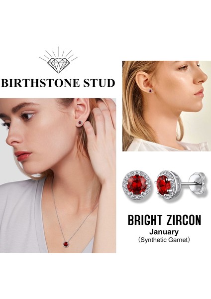 Laatikui S925 Ayar Gümüş Cz Yuvarlak Elmas Küpe, Zarif Ağustos Peridot Birthstone Çiviler, Doğum Günü/sevgililer/yılbaşı Hediyeleri (Yurt Dışından) modelleri