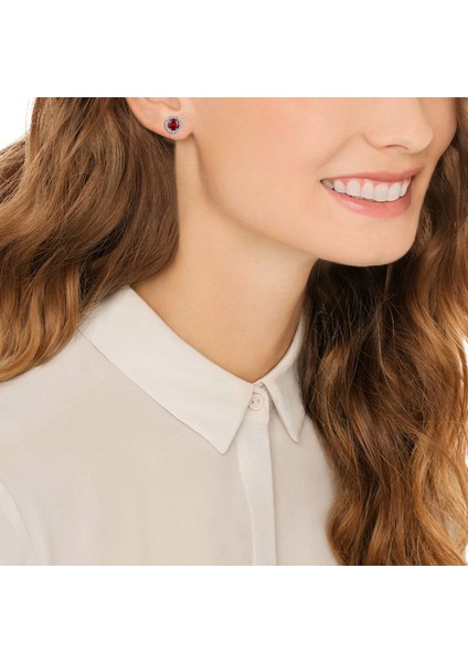 Laatikui Oluşturulan Elmas Küpe Kadınlar Için Kız, Gümüş Damızlık Küpe Yuvarlak Mavi Aquamarine ile Mart Kristal Doğum Taşı Takı (Yurt Dışından) fırsatları