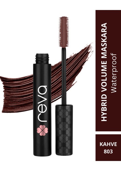 Hacim Veren Hibrit Maskara - Hybrid Volume Mascara Brown - No: 803 - Vegan & Temiz Içerik