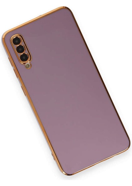 Samsung Galaxy A70 Kılıf Volet Silikon - Mor 13