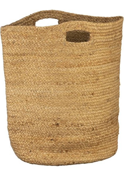 426521 "toyama" Doğal Jüt Sepet 40CM Yüksekliğinde 38CM Çapında