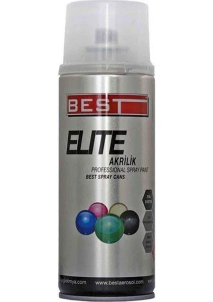 Elite Akrilik Sprey Boya 400 ml Mat Gri Antasit Gri RAL7016