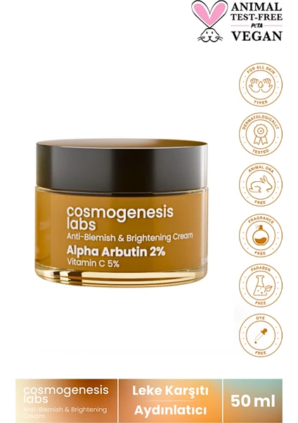 Cosmogenesis Labs &   Krem 50ML Eşitleyici Yenileyici Yüksek Korumalı