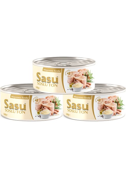 Mayonez Soslu Ton Balığı 3x160 g İri Parça