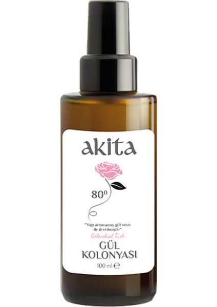 Geleneksel Türk Gül Kolonyası 100 ml