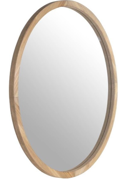 425038 "banı" Kahverengi Ahşap Dekoratif Ayna 70CM Çapında fiyatları