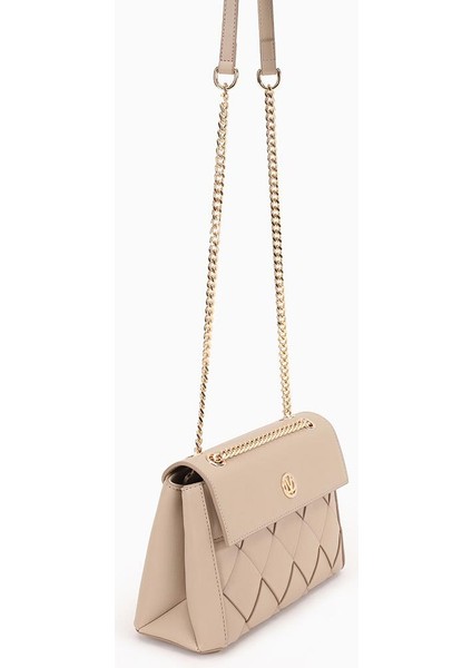 VİZON Baklava Desen Zincirli Omuz Çantası fiyatları