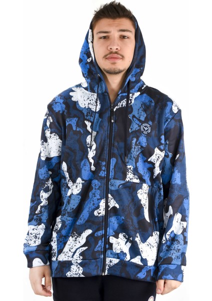 Süblime Baskılı Fermuarlı Kapşonlu Sweatshırt fiyatları