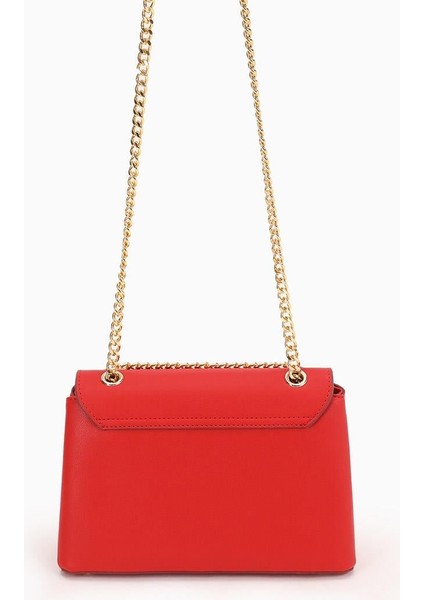 Kırmızı Baklava Desen Zincirli Omuz Çantası indirimleri