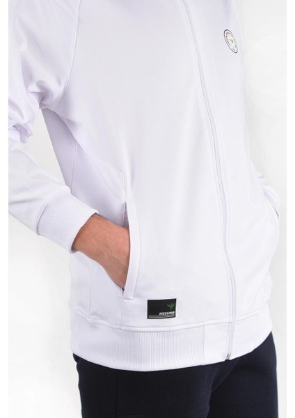 Beyaz Dik Yaka Sweatshırt fiyatları