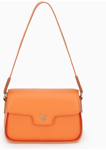 Turuncu Ayarlanabilir Askılı Omuz Çantası