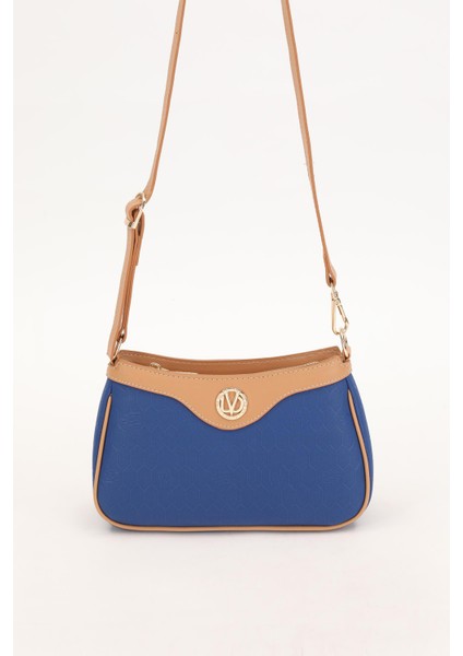 Saks Fermuarlı Petek Desen Omuz Çantası