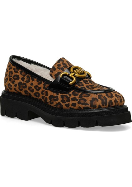 Nine West Danemar3 4pr Leopar Kadın Loafer