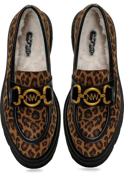 Nine West Danemar3 4pr Leopar Kadın Loafer