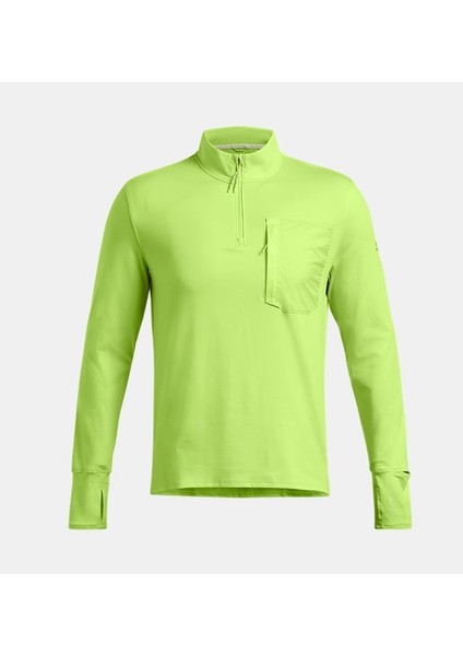 Erkek Ua Trail Run Çeyrek Fermuarlı Uzun Kollu Tişört 1383244-304 fırsatları