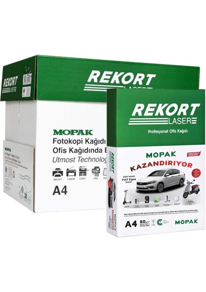 A4 80 gr 3 Paket - 1.500 Yaprak Fotokopi Kağıdı