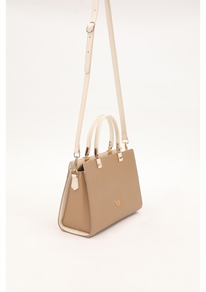 VİZON KREM Çok Gözlü El Çantası fiyatları