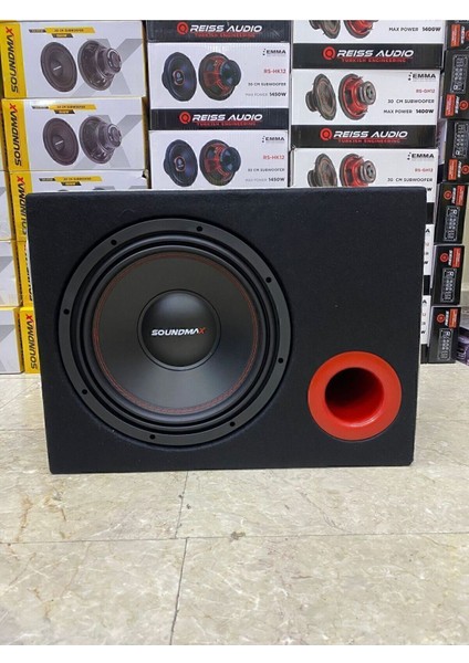Soundmax SX-FC12 30CM Subwoofer 1500WAT 400RMS Kabinli Soundmax