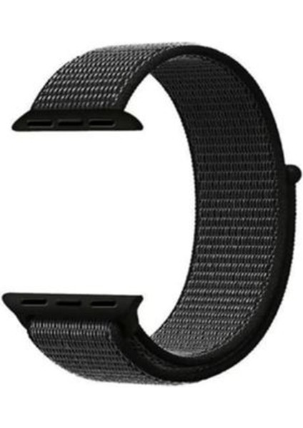 Apple Watch 10 42MM Kordon Kayış Kumaş Cırtlı