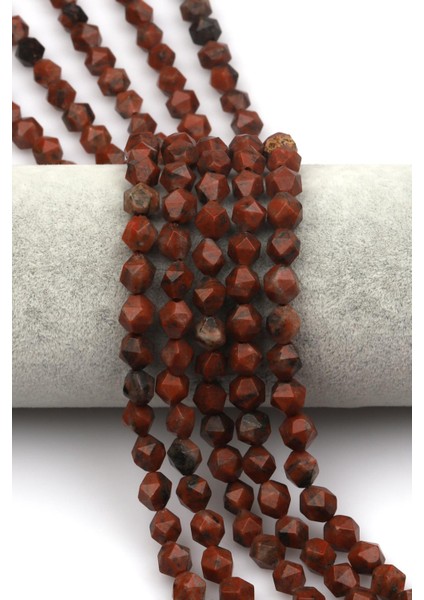 Jasper Doğal Taş Dizi Hexagonel Kesim