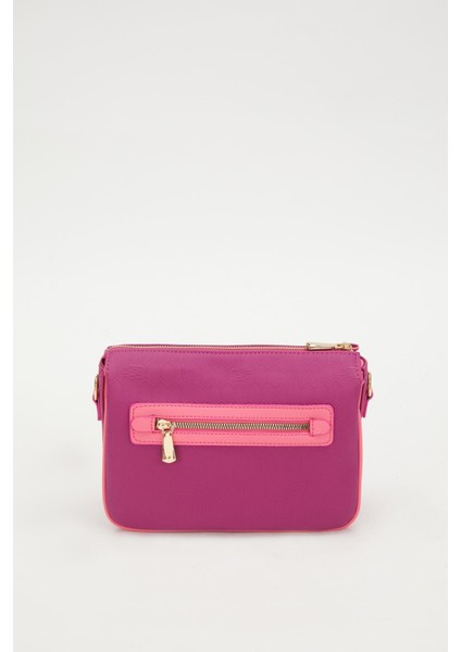 Fuşya Petek Kabartmalı Omuz Çantası indirimleri