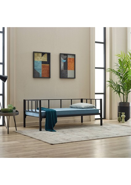 Titan Tek Kişilik Metal Karyola, Daybed, Divan, Sedir 90X190