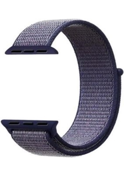 Apple Watch 10 46MM Kordon Kayış Kumaş Cırtlı