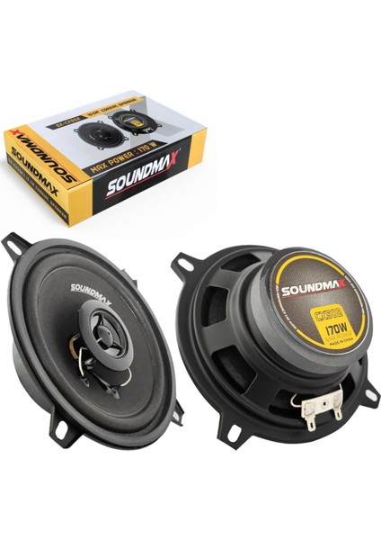 Soundmax SX-CX502 13 cm Profesyonel Oto Hoparlör Takımı