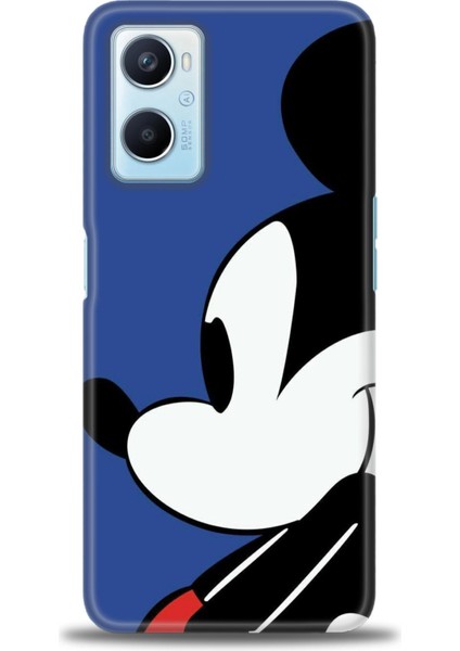 Oppo A96 4g Kılıf Hd Baskılı - Micky Mouse + 9h Nano Ekran Koruyucu