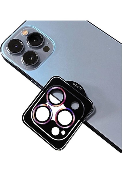 iPhone 13 Pro Uyumlu Kolay Kullanım Aparatlı Kamera Lens Koruyucu Cl-09 Protector