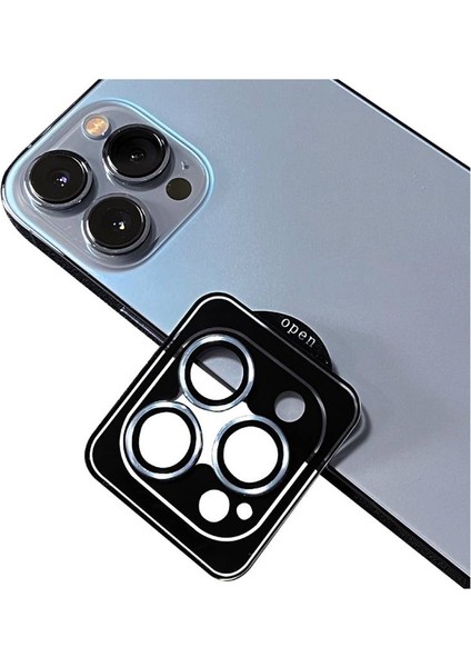 iPhone 13 Pro Uyumlu Kolay Kullanım Aparatlı Kamera Lens Koruyucu Cl-09 Protector
