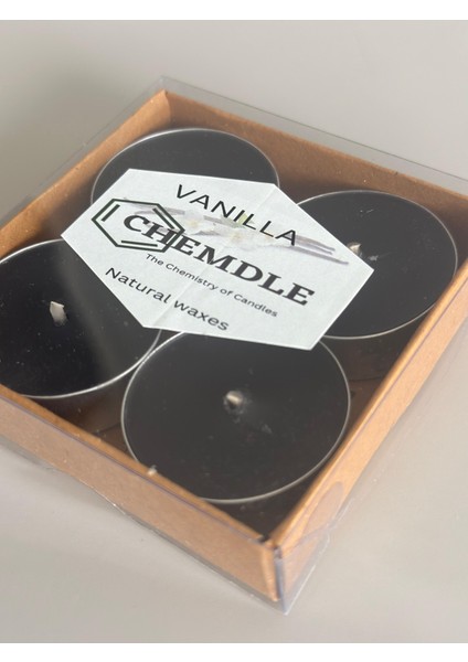 Chemdle Blackvanilya Kokulu Tealight Mum