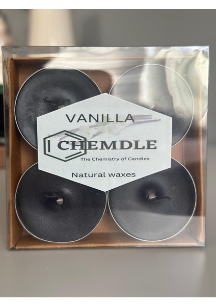 Chemdle Blackvanilya Kokulu Tealight Mum fiyatları
