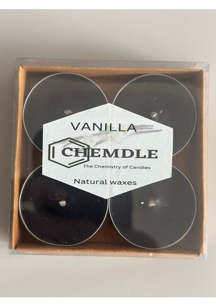 Chemdle Blackvanilya Kokulu Tealight Mum modelleri