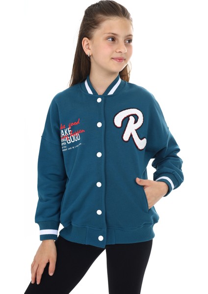 Kız Çocuk Baskılı Kolej Hırka modelleri