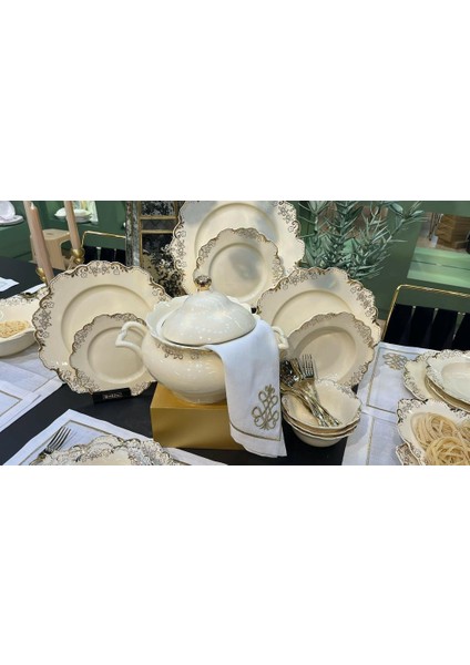 Roy Kıng Yemek Takımı 62 Parça