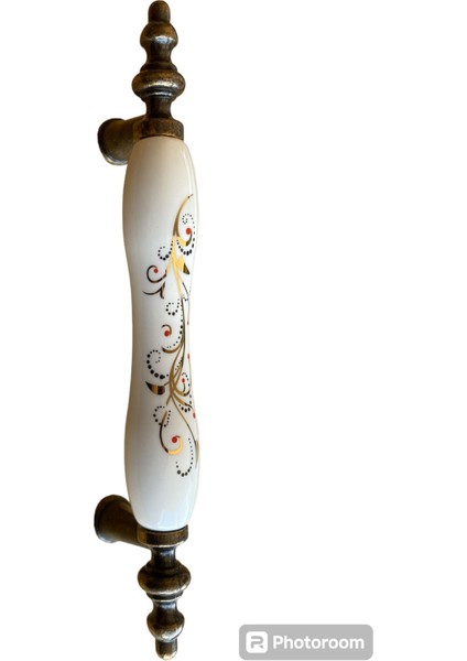 96 Mm Öyküm Yaldızlı Desen Antika Kulp