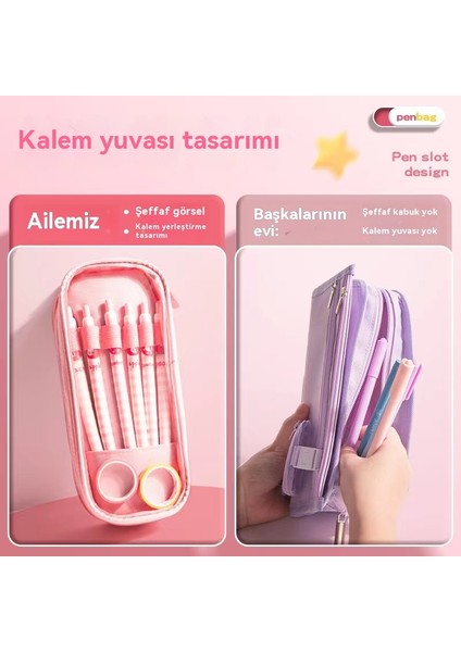 Kız ve Erkek Ilkokul Öğrencileri Için Büyük Kapasiteli Kalem Kutusu ve Kalem Kutusu (Yurt Dışından) fiyatları