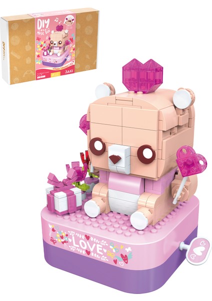 Jaki Müzik Kutulu Ayıcık -JK1306(405 Parça) Oyuncak Yapım SETI-FFJK1306