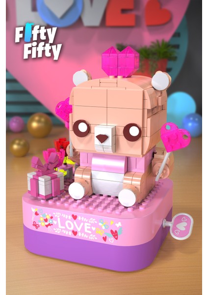 Jaki Müzik Kutulu Ayıcık -JK1306(405 Parça) Oyuncak Yapım SETI-FFJK1306 indirimleri