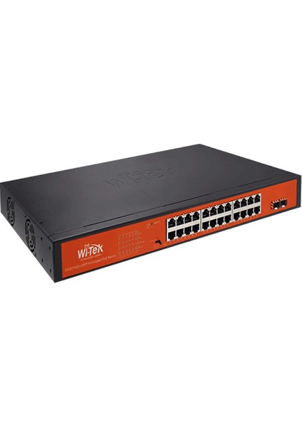 WI-PS326GFH 24GE+2SFP 250M Long Range 280W Poe Switch