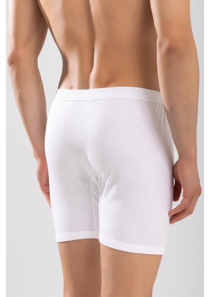Erkek Paçalı Boxer 3'lü Set 1103 Beyaz fırsatları