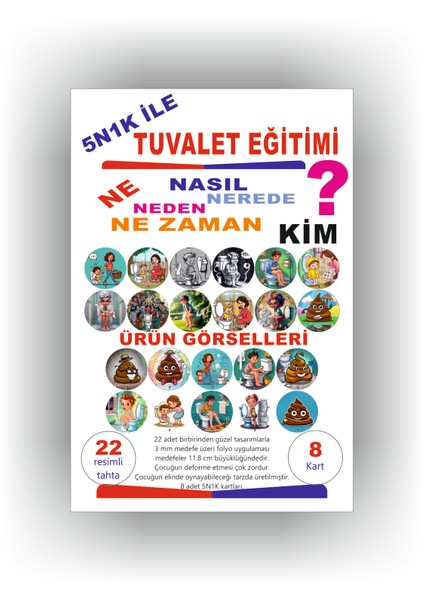 5N1K ile Tuvalet Eğitimi Materyali