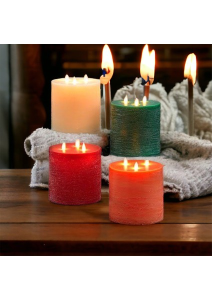 Tabsecret Candle Ritüel Meditasyon 4' Lü Mum Seti / Şans-Para-Coşku-Güç fiyatları