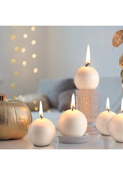 Tabsecret Candle 8 Adet Vanilya Aromalı Top Mum Set